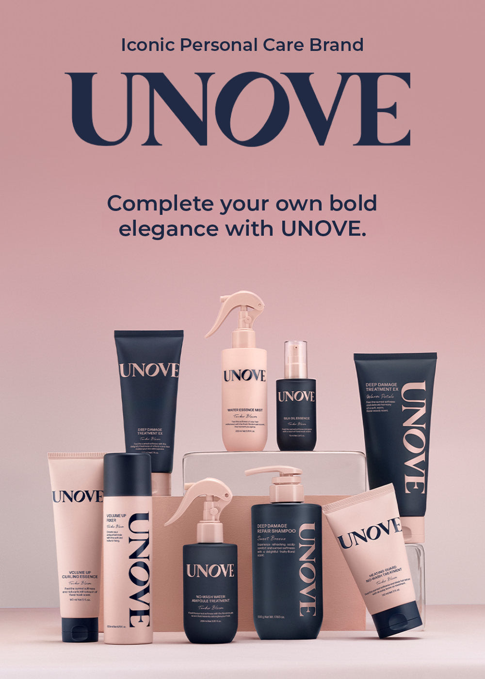 UNOVE Volume Up Curling Essence 147ml