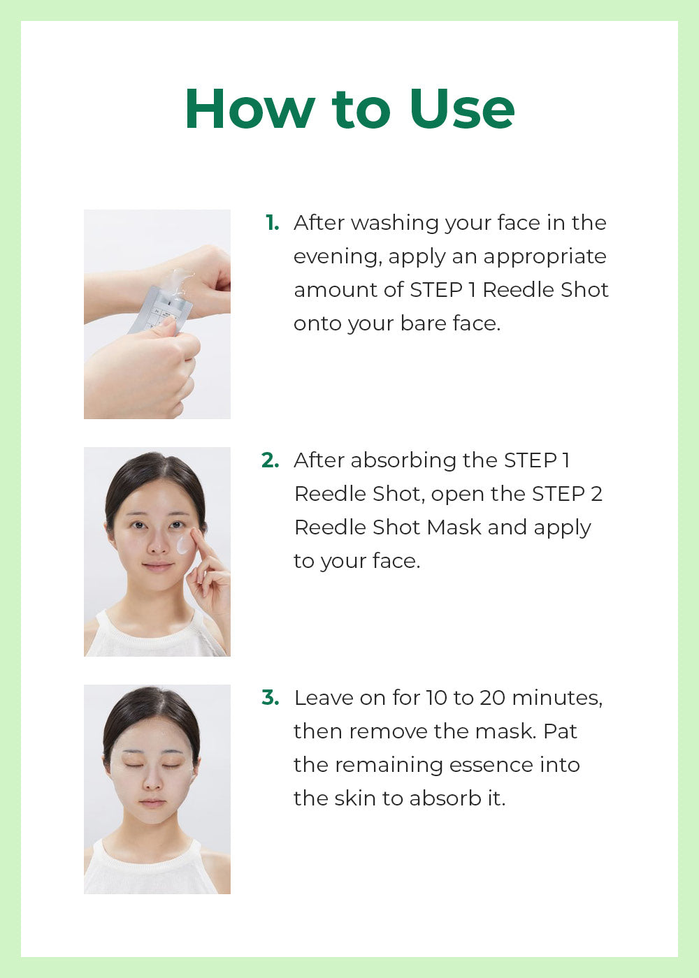 VT Reedle Shot 2-Step Mask