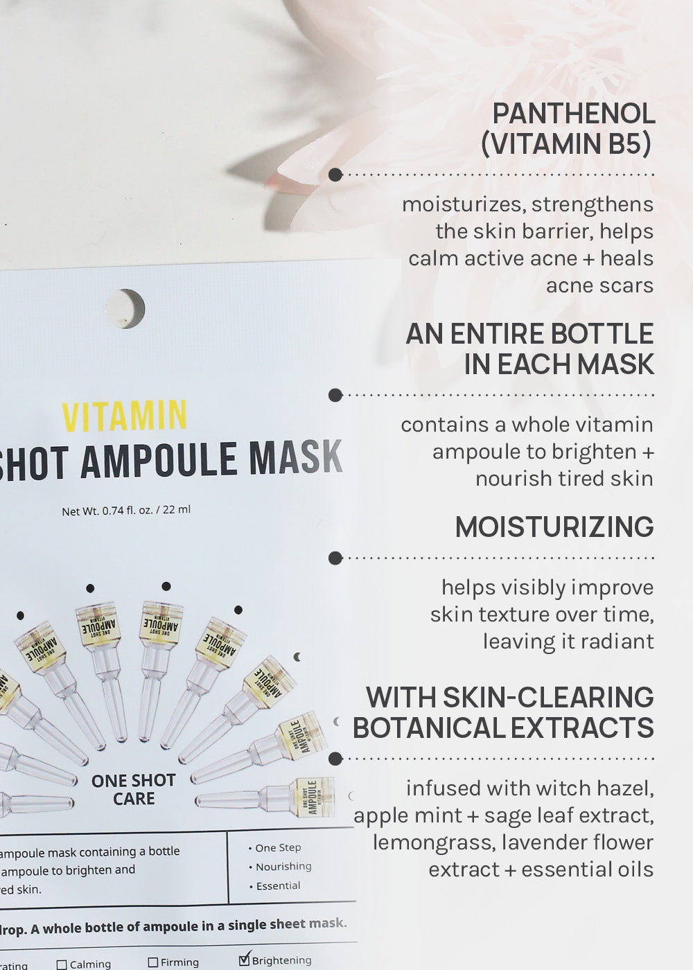 AOA Skin Vitamin One Shot Ampoule Mask