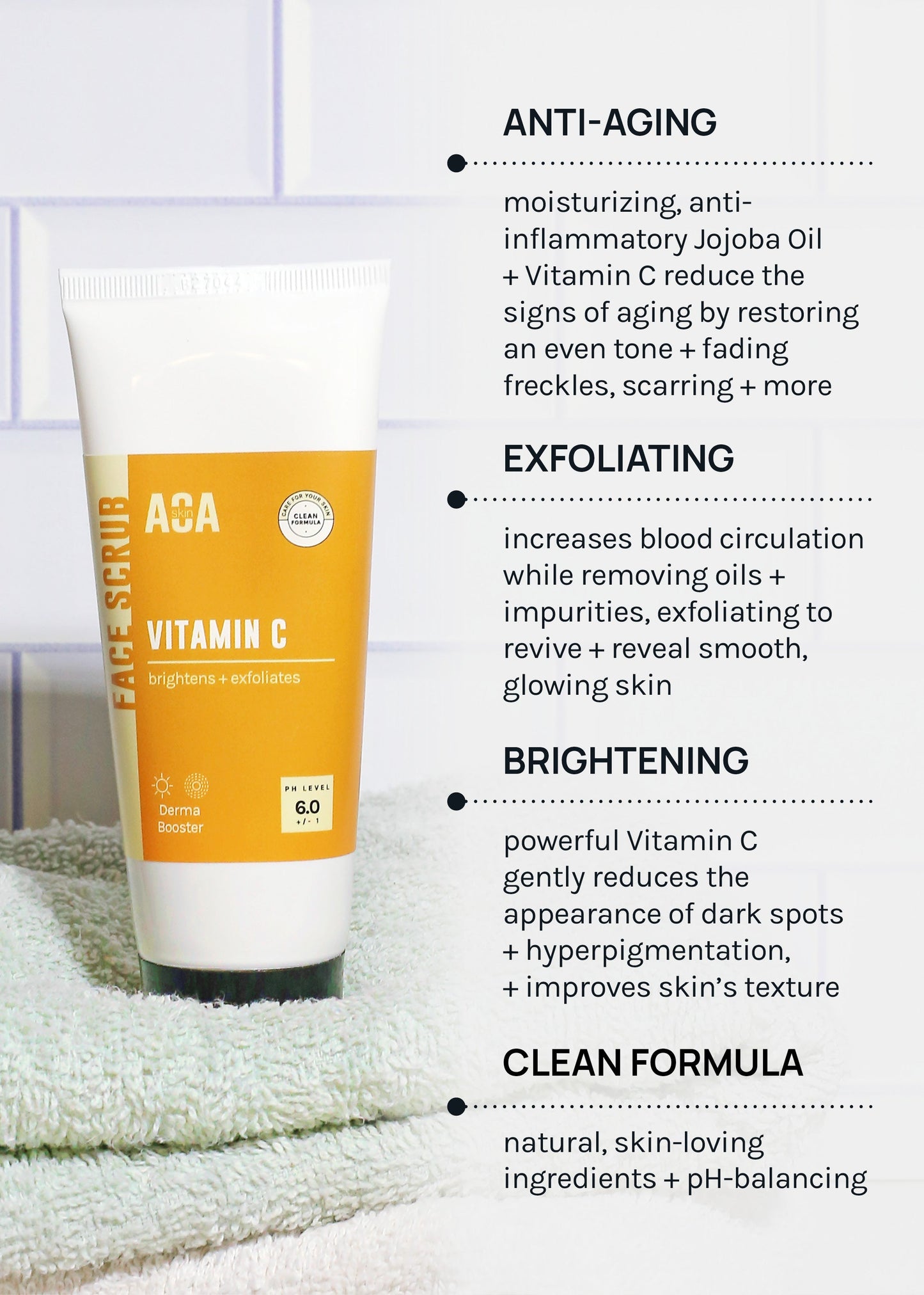 AOA Skin Vitamin C Face Scrub