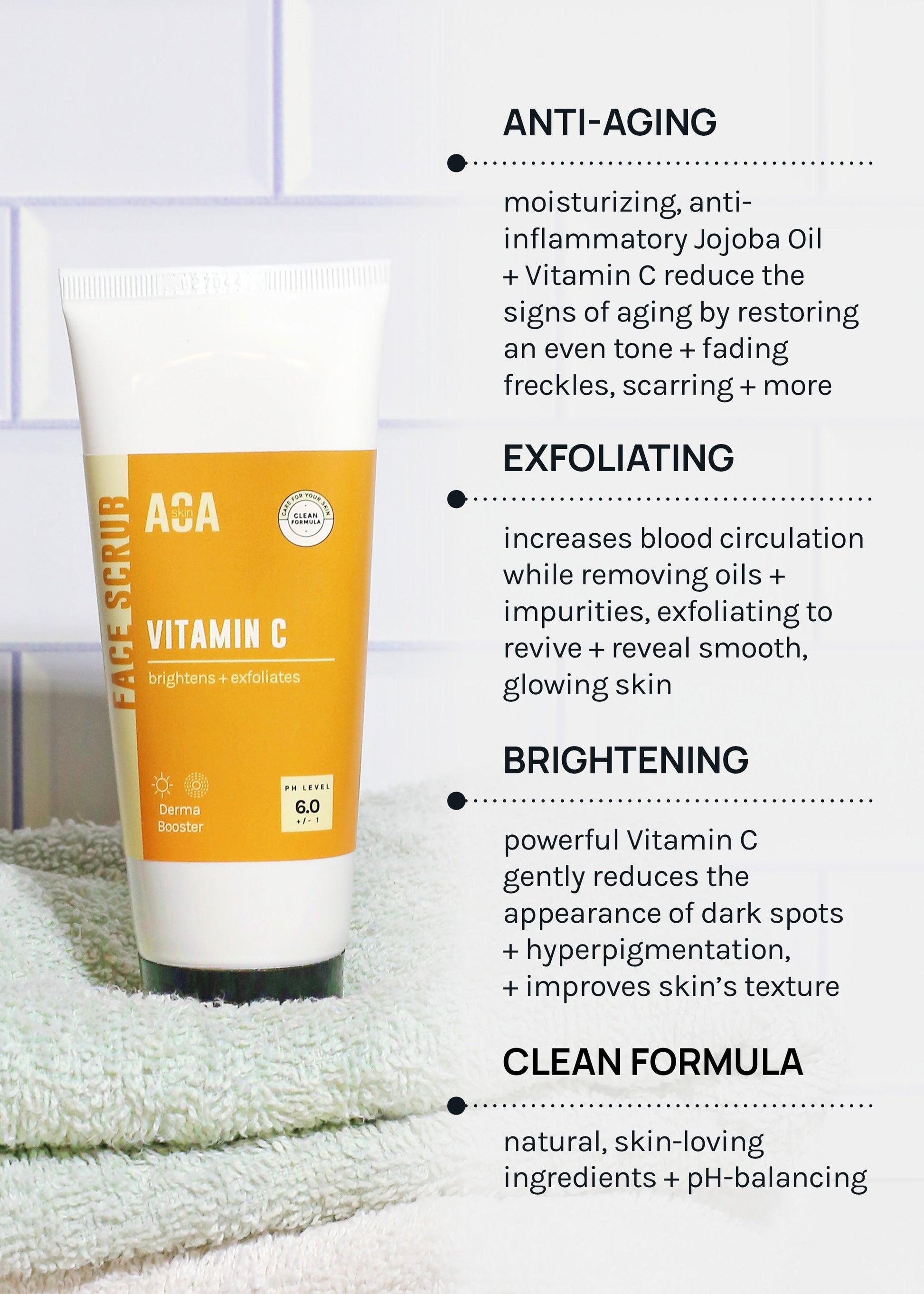AOA Skin Vitamin C Face Scrub