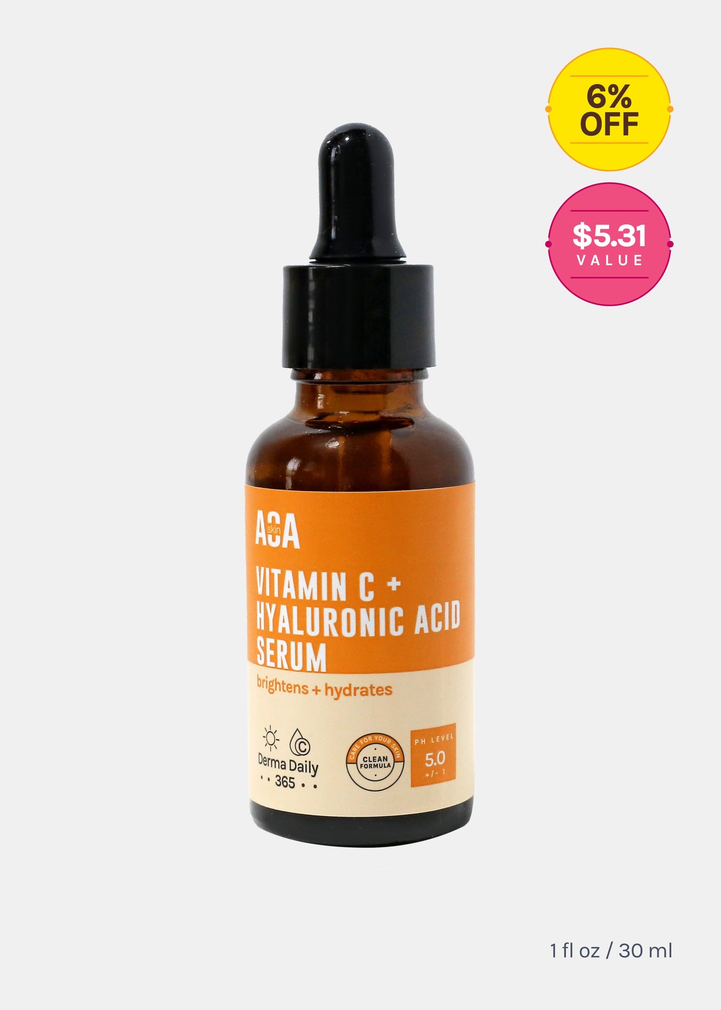 AOA Skin Vitamin C + Hyaluronic Acid Serum