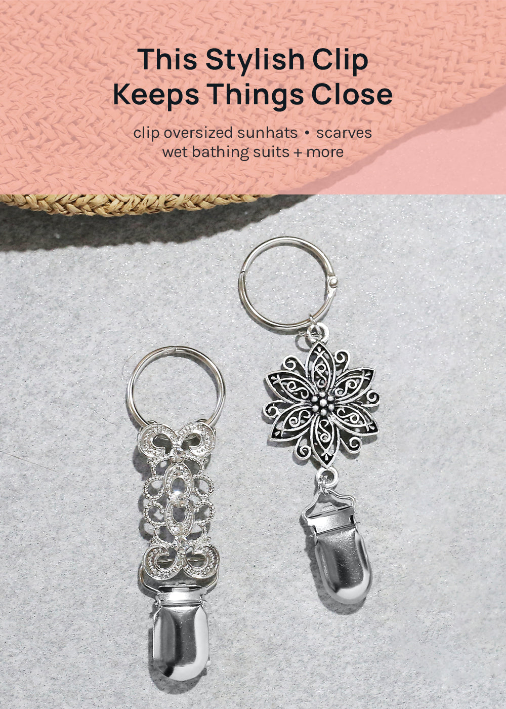 Official Key Items Luxury Hat Clips