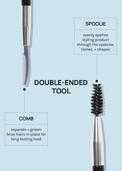 AOA Dual Brow Comb + Spoolie