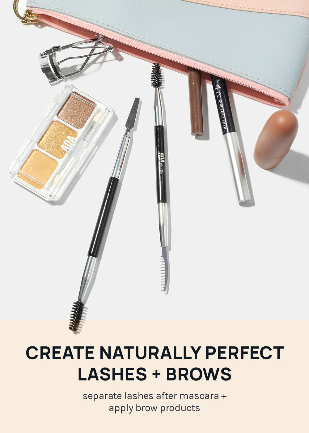 AOA Dual Brow Comb + Spoolie