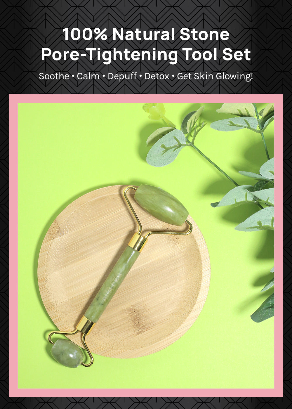 Double Roller Facial Massaging Tool