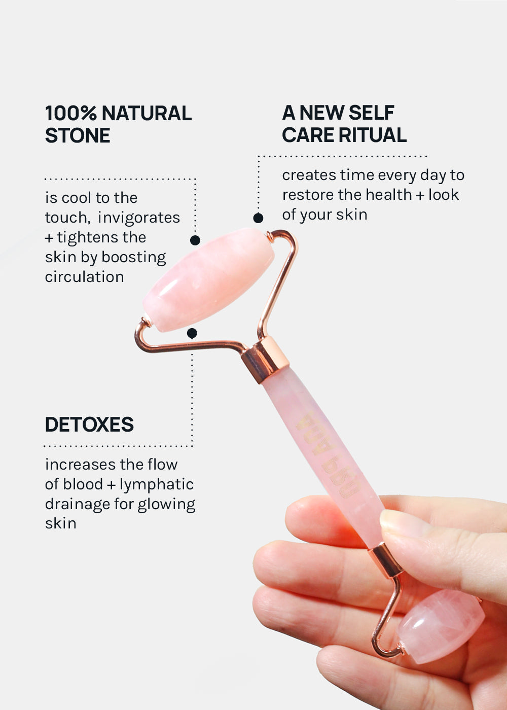 Double Roller Facial Massaging Tool