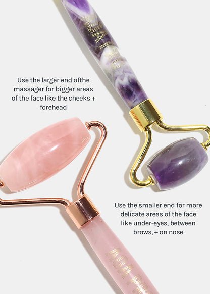 Double Roller Facial Massaging Tool
