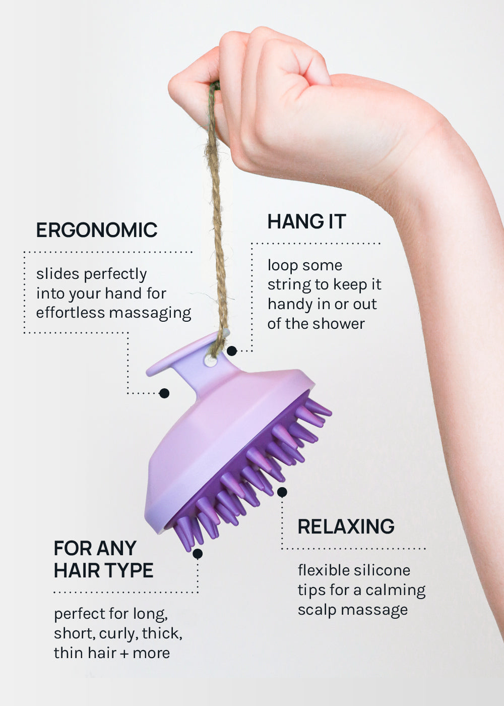 A+ Shampoo Scalp Massager