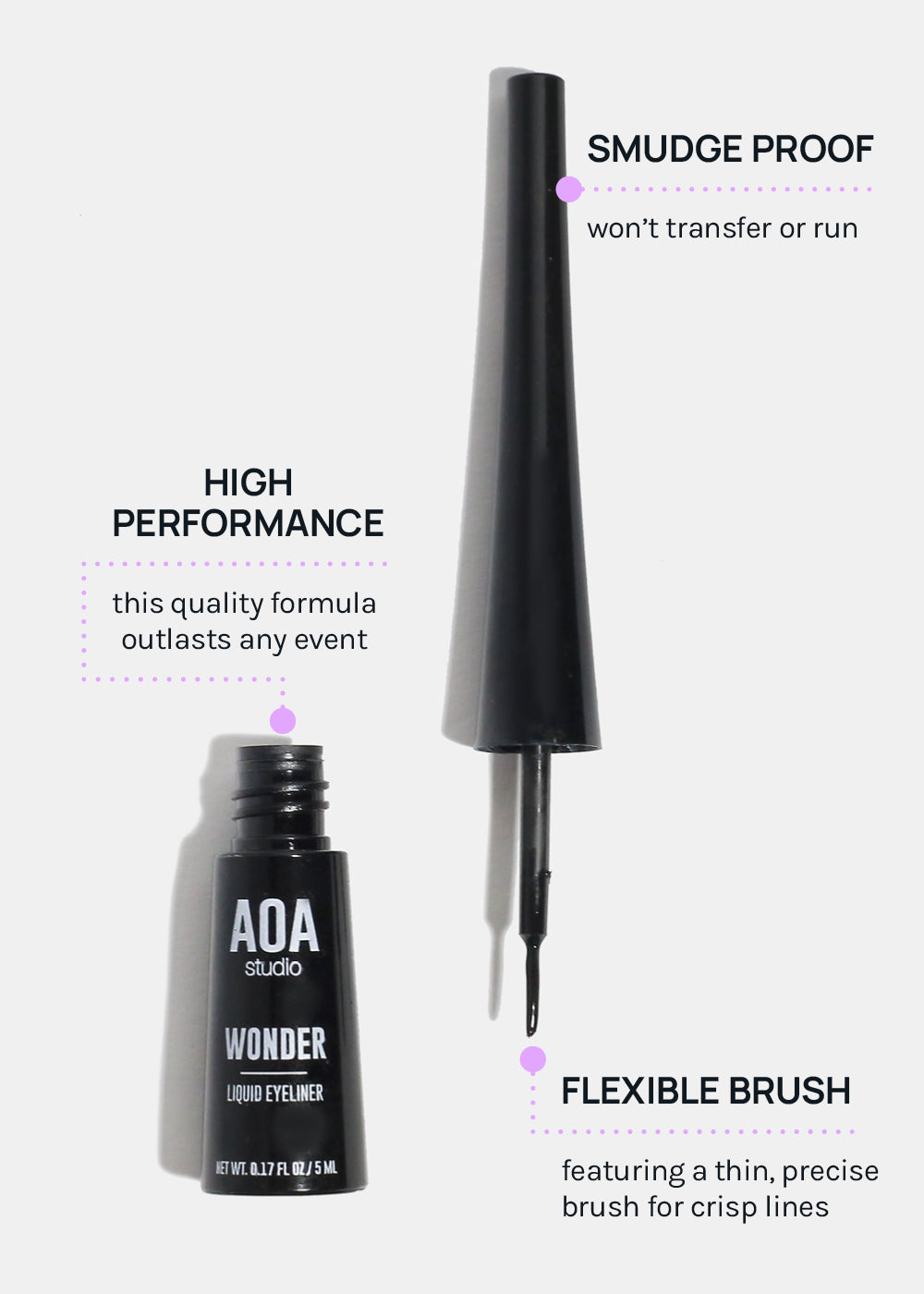 AOA Wonder Liquid Liner - Black