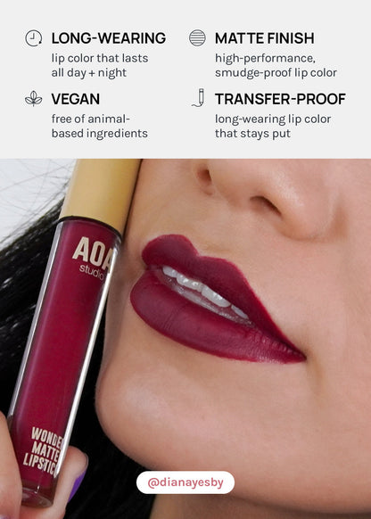 AOA Wonder Matte Liquid Lipsticks