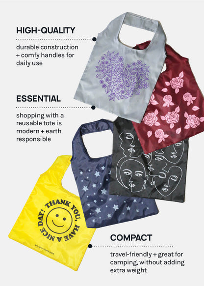 Official Key Items ReUse-able Tote: Faces