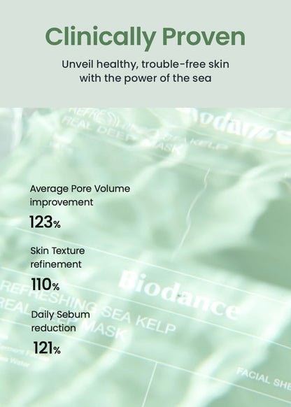 Biodance Refreshing Sea Kelp Real Deep Mask