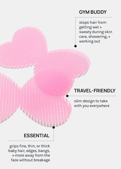 AOA Anti-Slip Hair Grippers - Bow
