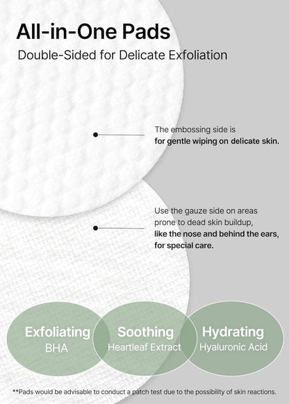 celimax Ji Woo Gae Heartleaf BHA Peeling Pad (60 Pads)