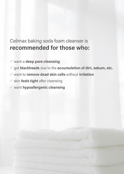 celimax Ji Woo Gae Baking Soda Deep Pore Foam Cleansing 150ml