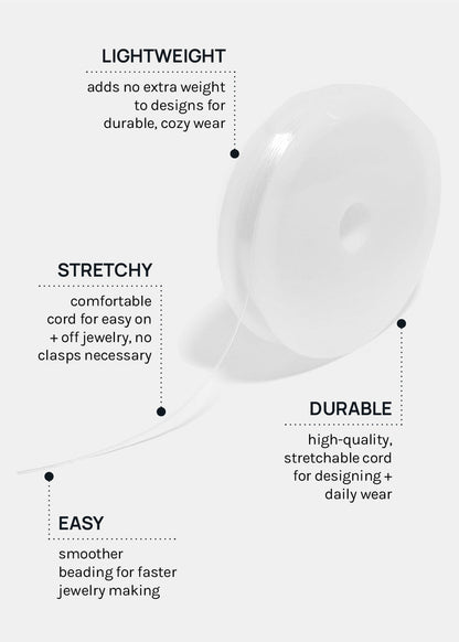 DIY Jewelry Making- Miss A Clear Elastic String