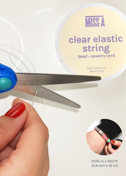 DIY Jewelry Making- Miss A Clear Elastic String