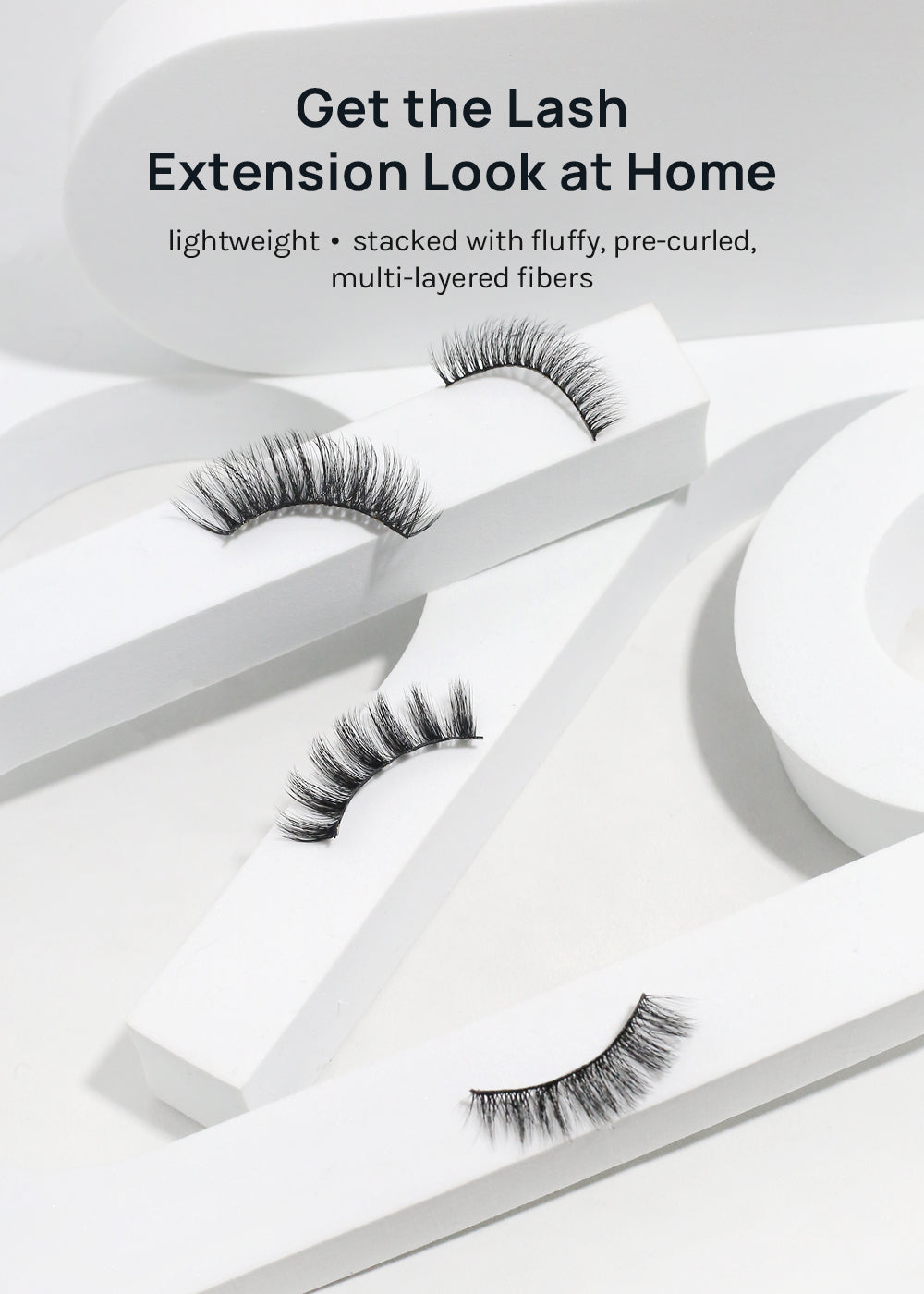 D-LUX Curl Premium Faux Mink Lashes - Vivien