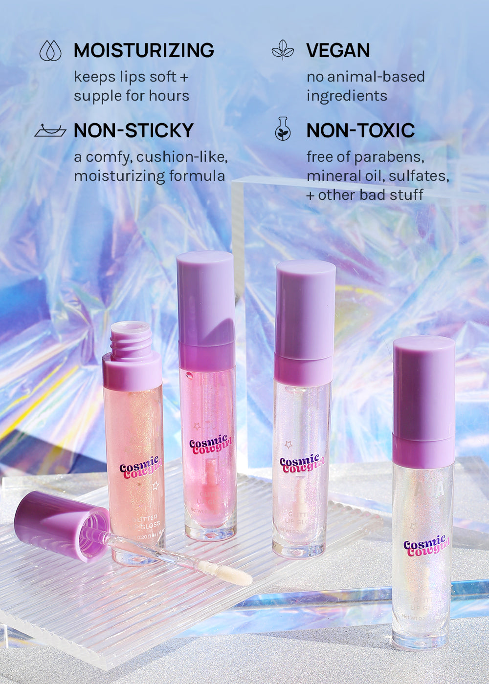 AOA Cosmic Cowgirl Glitter Lip Gloss