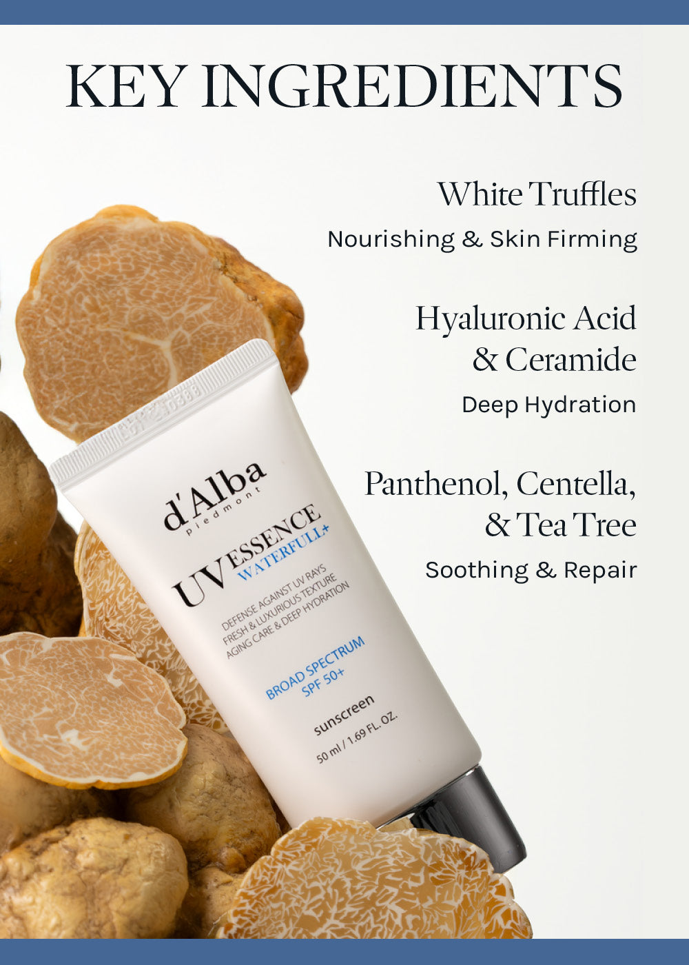d’Alba Waterfull Essence Sun Cream 50ml