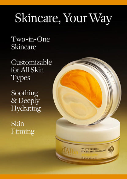 d’Alba White Truffle Double Serum & Cream 70g