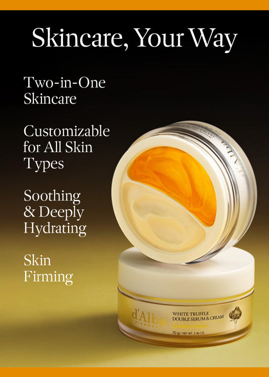 d’Alba White Truffle Double Serum & Cream 70g