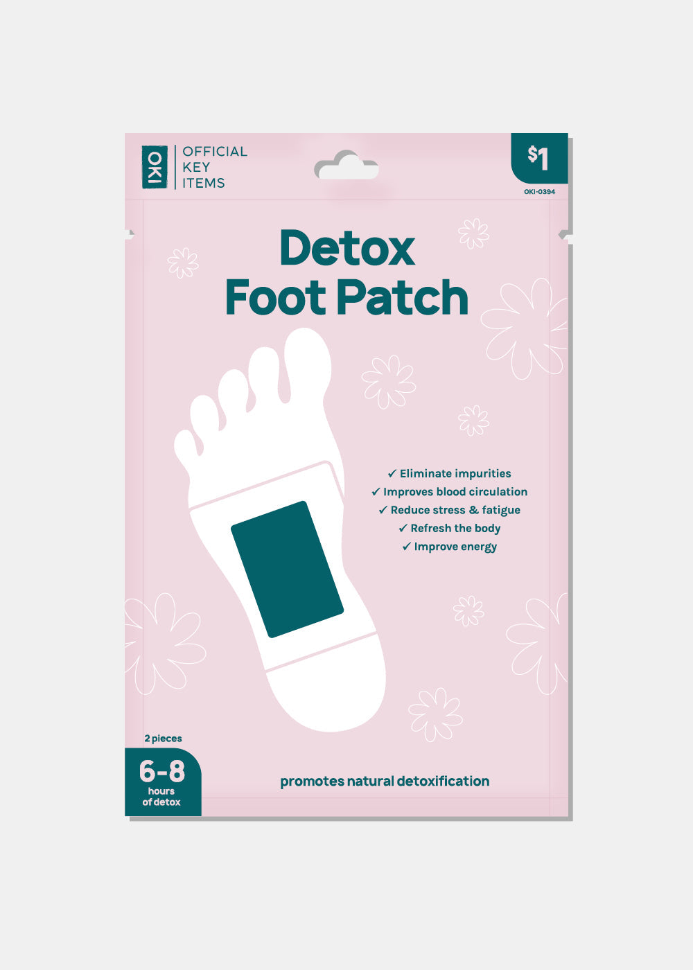 Official Key Items Foot Detox Patch