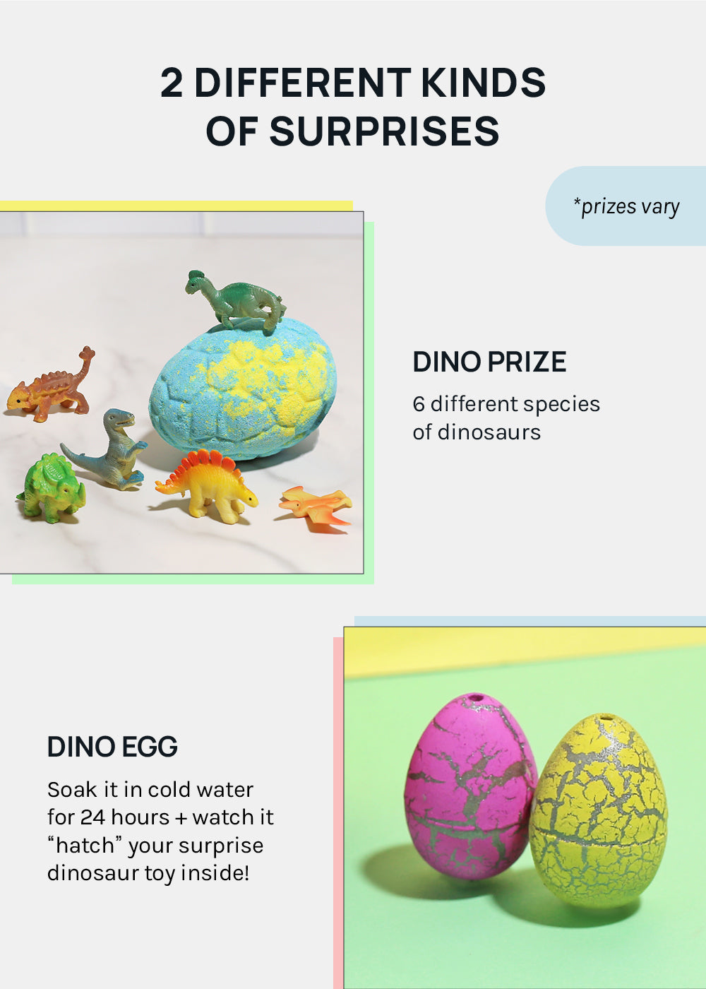 AOA Dino Egg Bath Bomb - Strawberry
