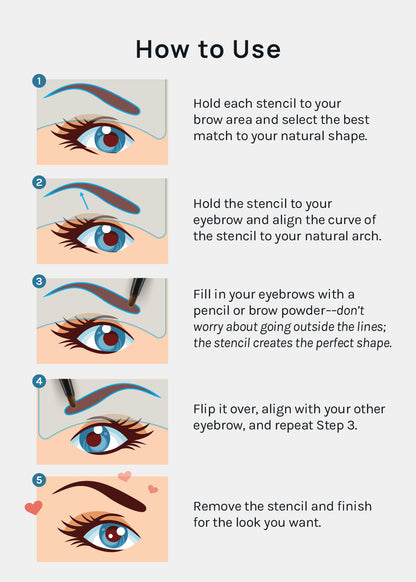 AOA Eyebrow Templates
