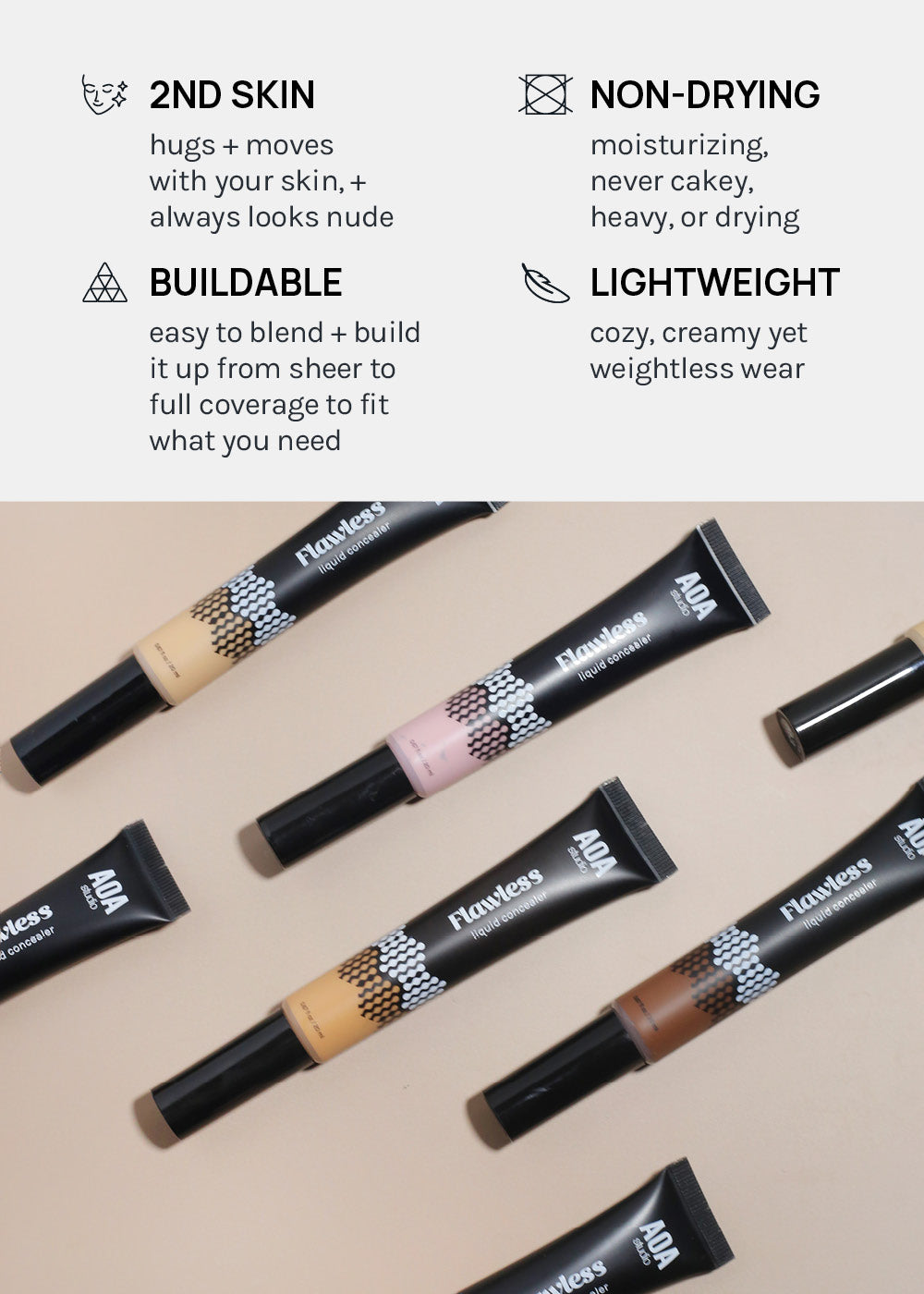 AOA Flawless Liquid Concealer