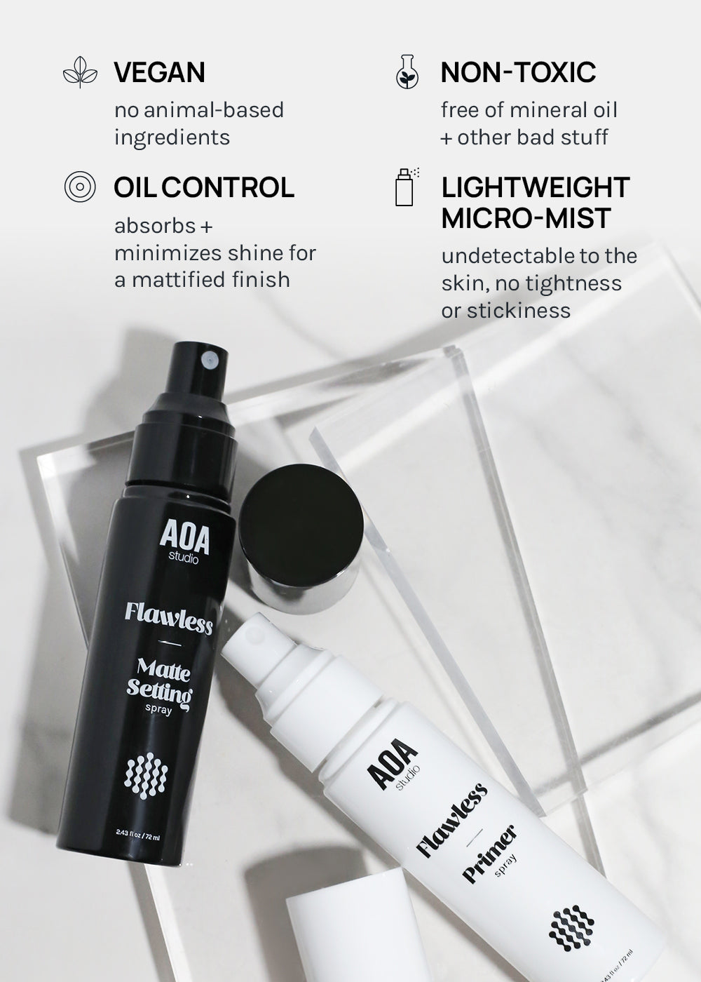 AOA Flawless Primer & Matte Setting Spray