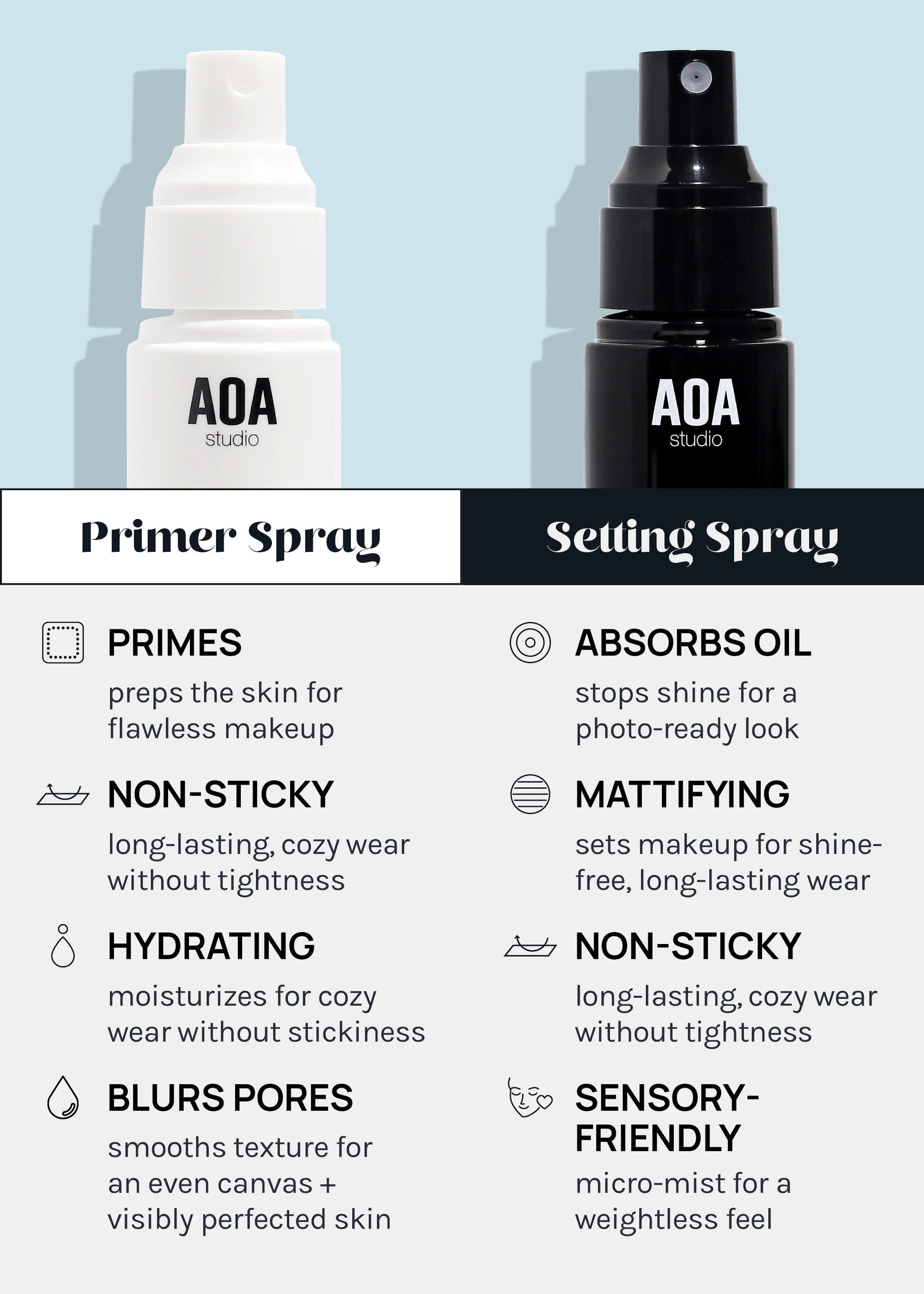 AOA Flawless Primer & Matte Setting Spray