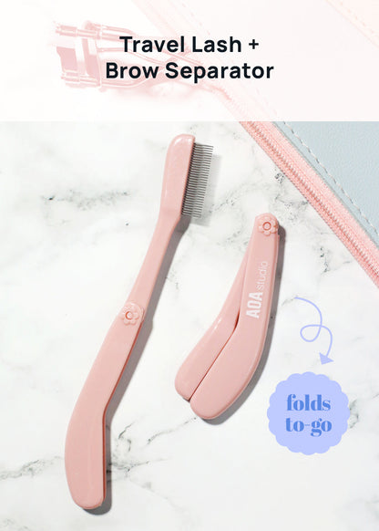 AOA Foldable Eyelash + Brow Comb