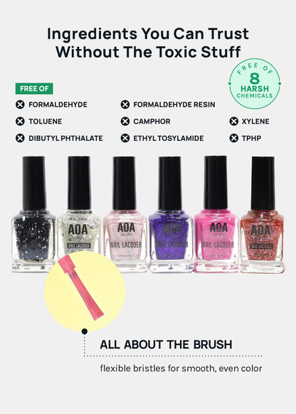 AOA Studio Nail Polish - Glitters