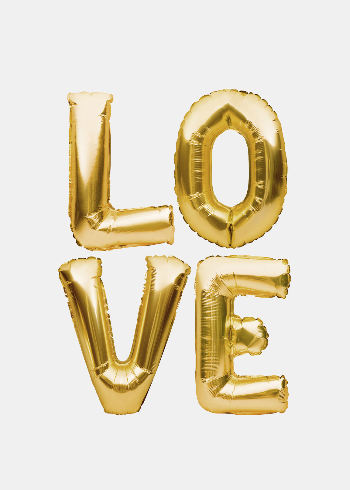 Official Key Items Party Balloons- Gold Letters