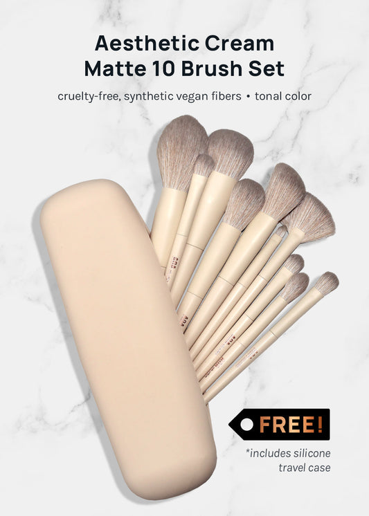 AOA Hero Brush Set + Silicone Travel Case