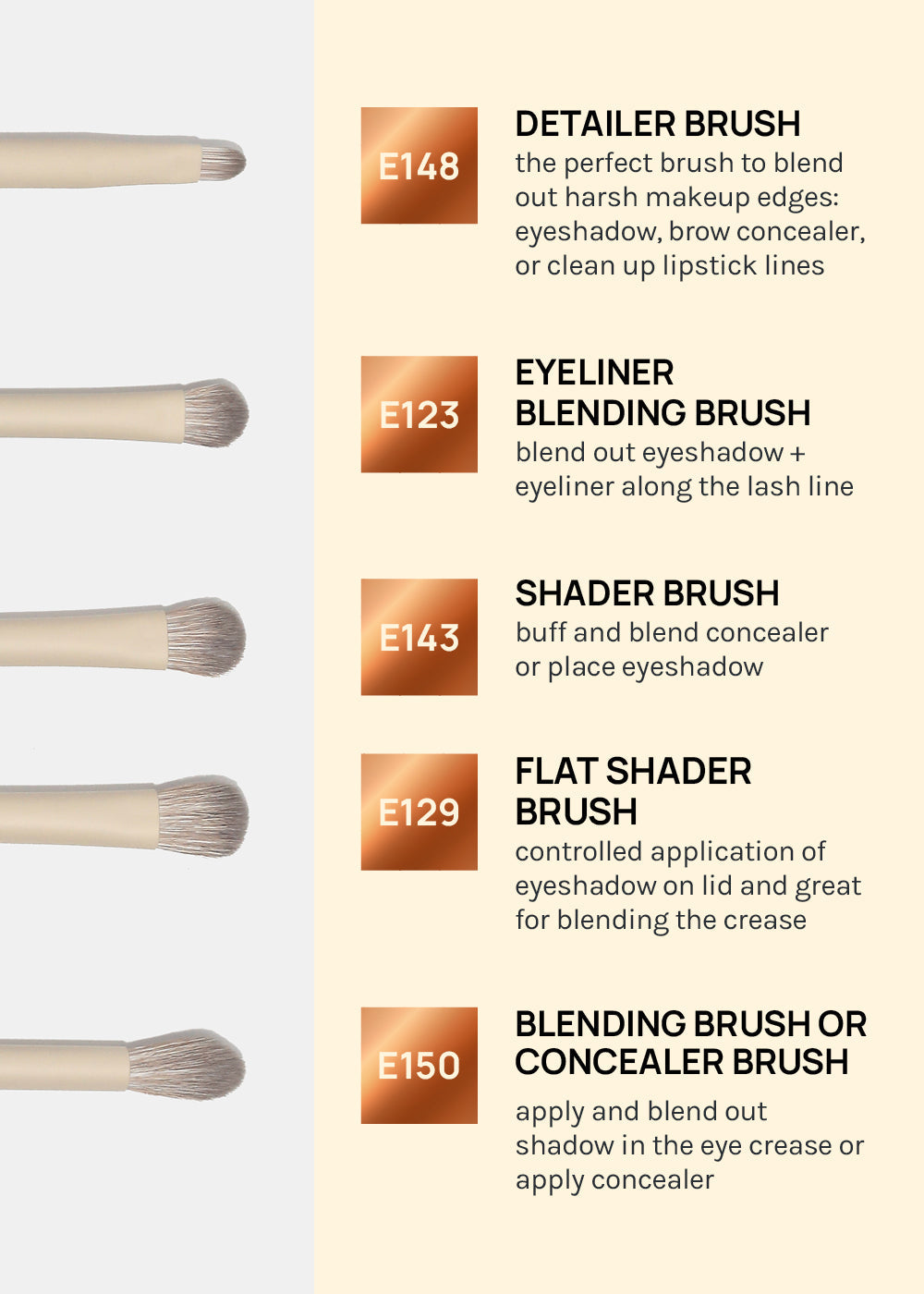 AOA Hero Brush Set + Silicone Travel Case