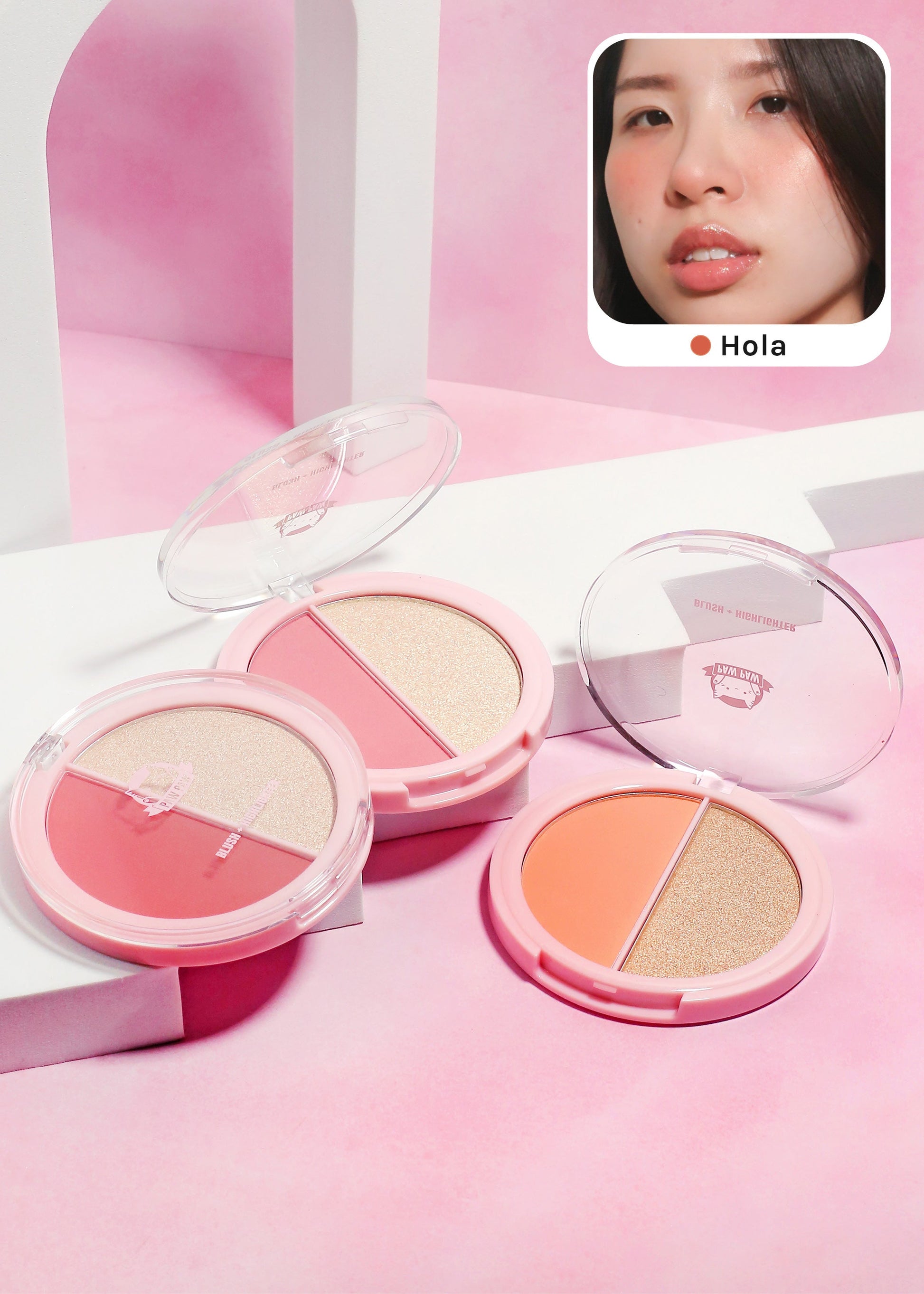 AOA Hello Glow Duo Blush + Highlighter