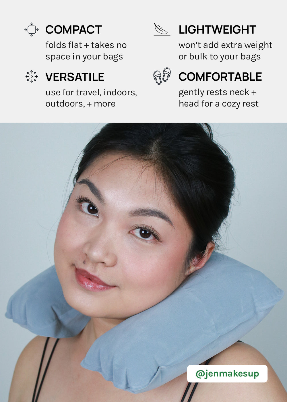 Official Key Items Inflatable Travel Pillow