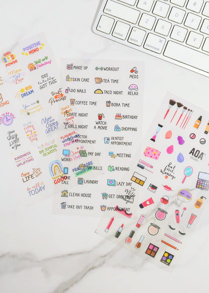 Official Key Items Sticker Sheet