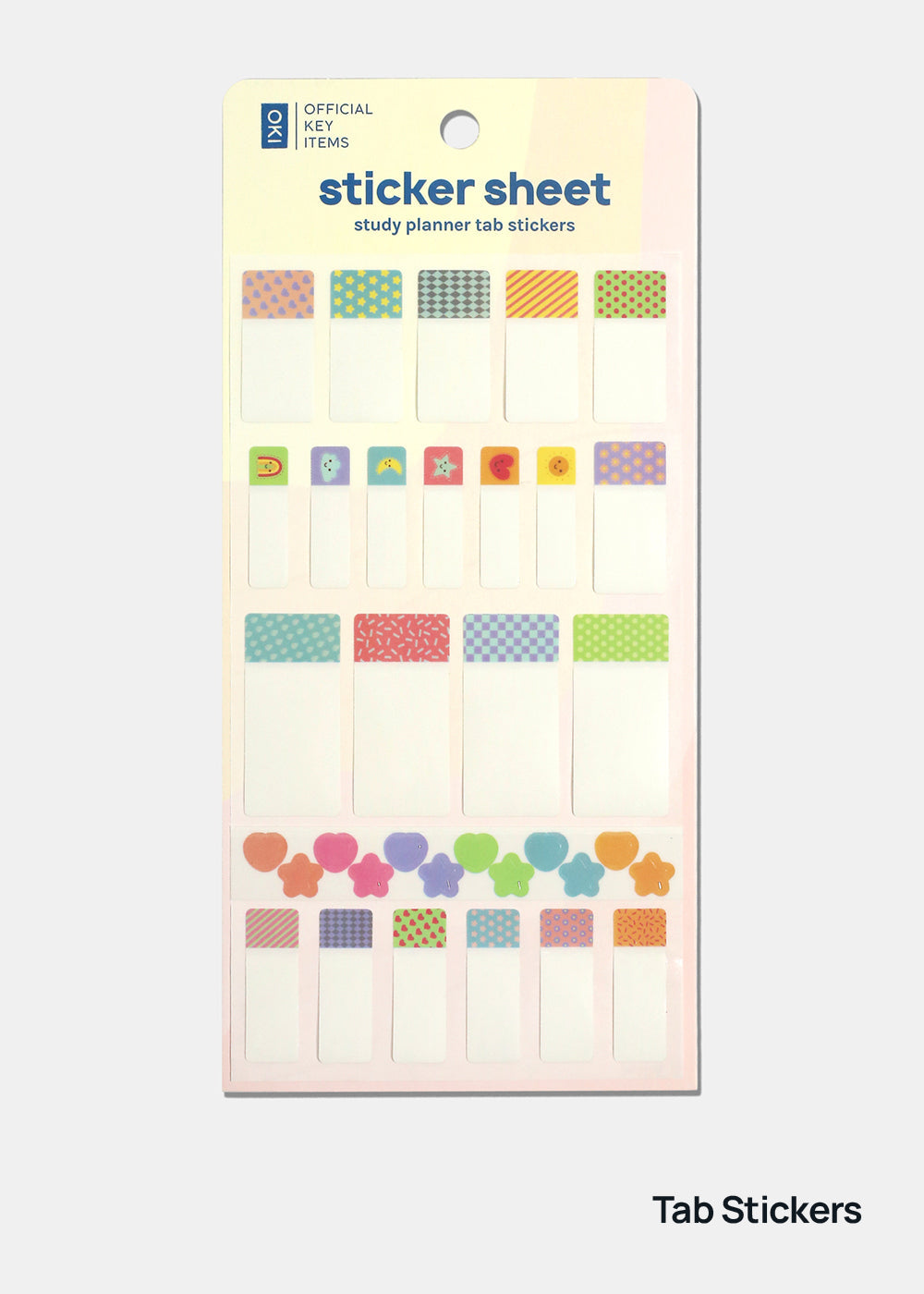 Official Key Items Sticker Sheet