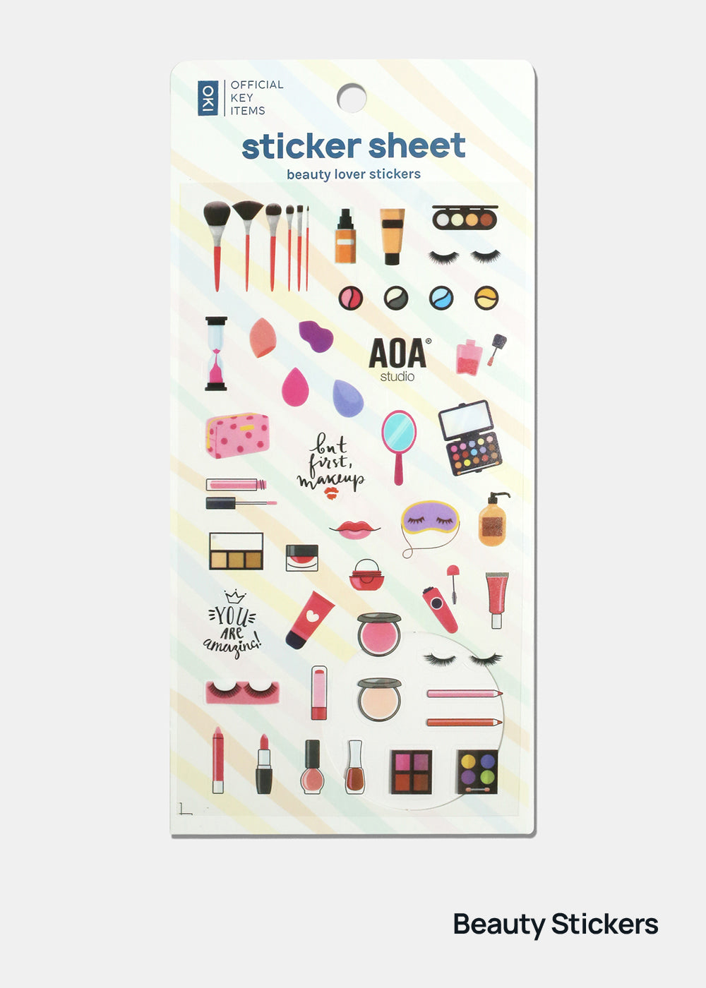 Official Key Items Sticker Sheet