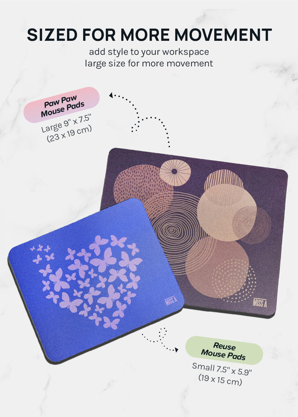 Miss A Large Mouse Pads
