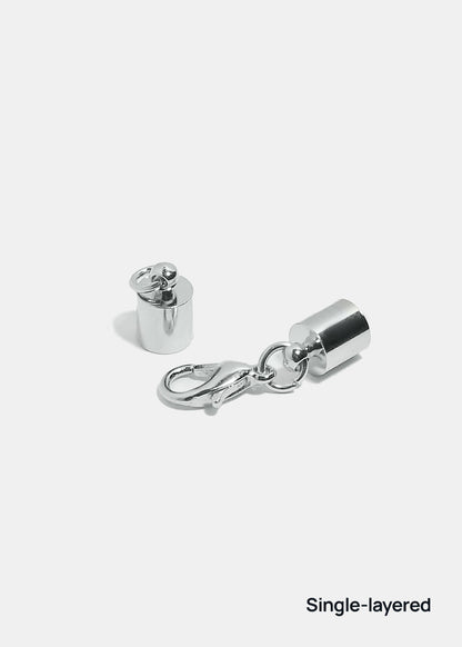 Miss A Necklace Clasp - Silver