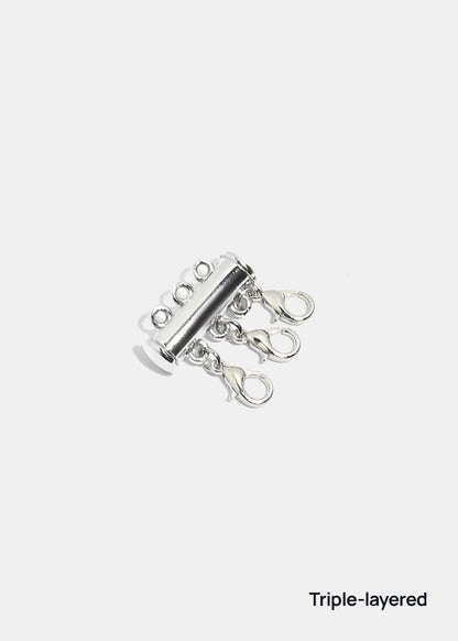 Miss A Necklace Clasp - Silver