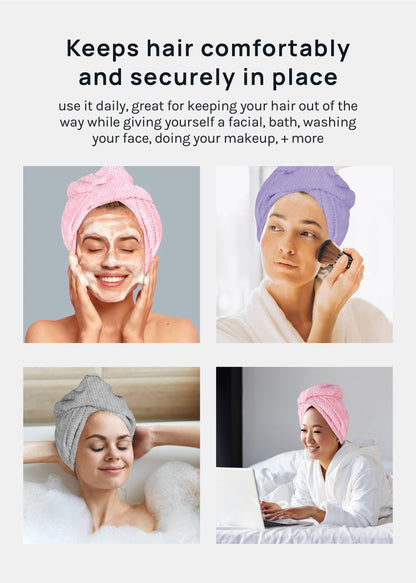 A+ Microfiber Hair Turban Towel