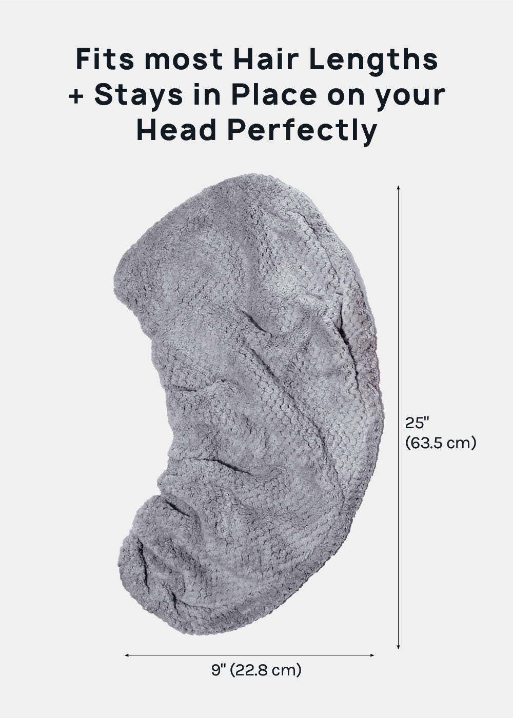 A+ Microfiber Hair Turban Towel