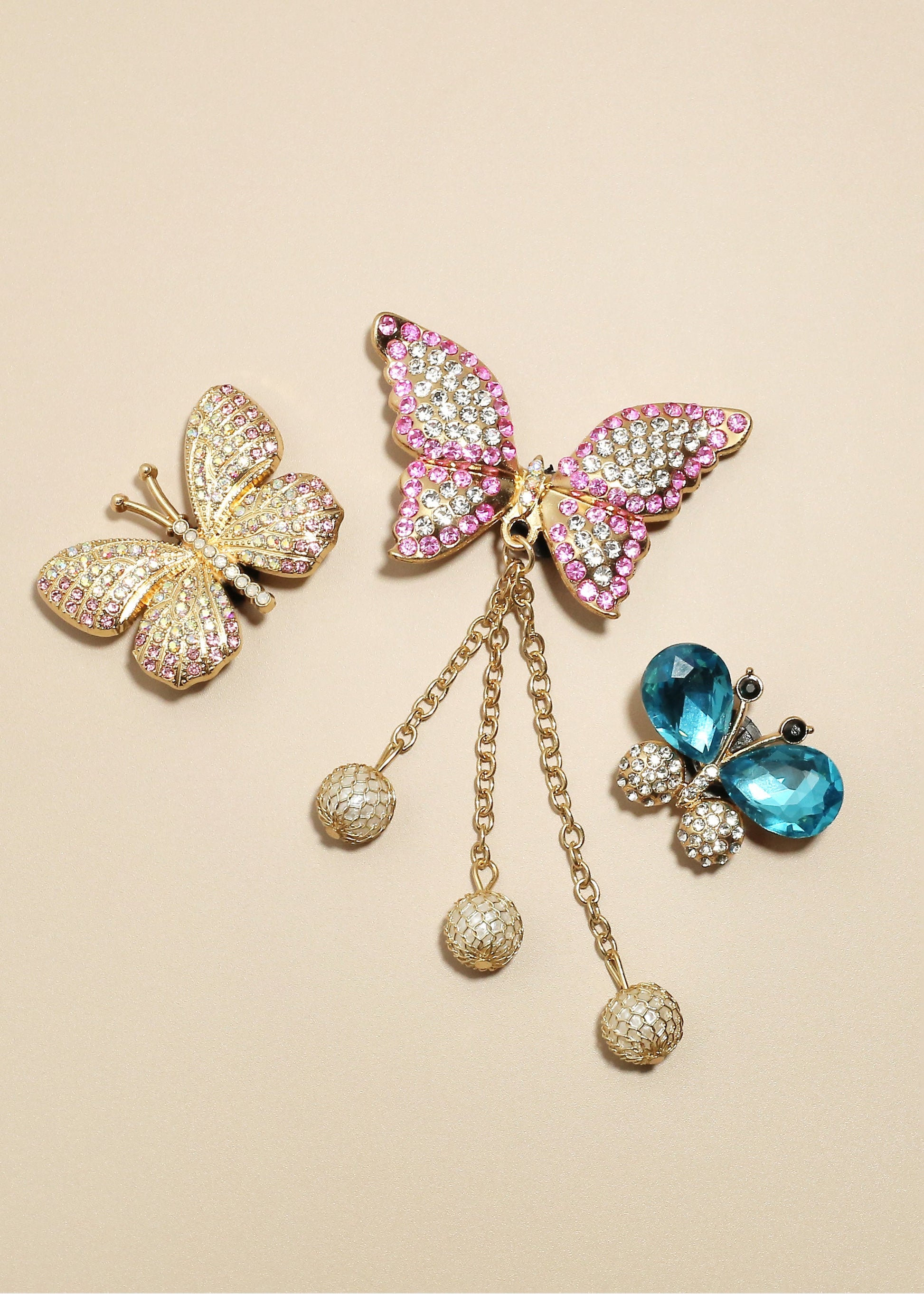 Miss A Luxe Decorative Charm - Butterflies