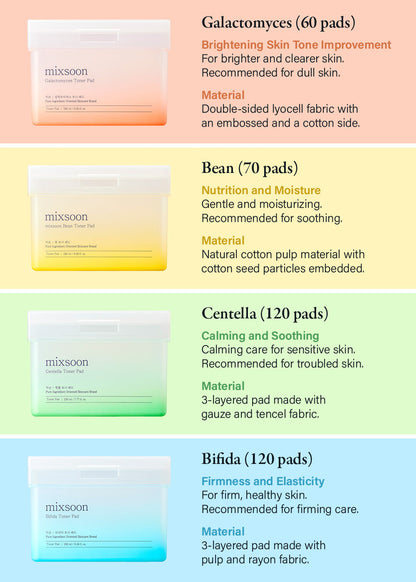 mixsoon Square Toner Pads